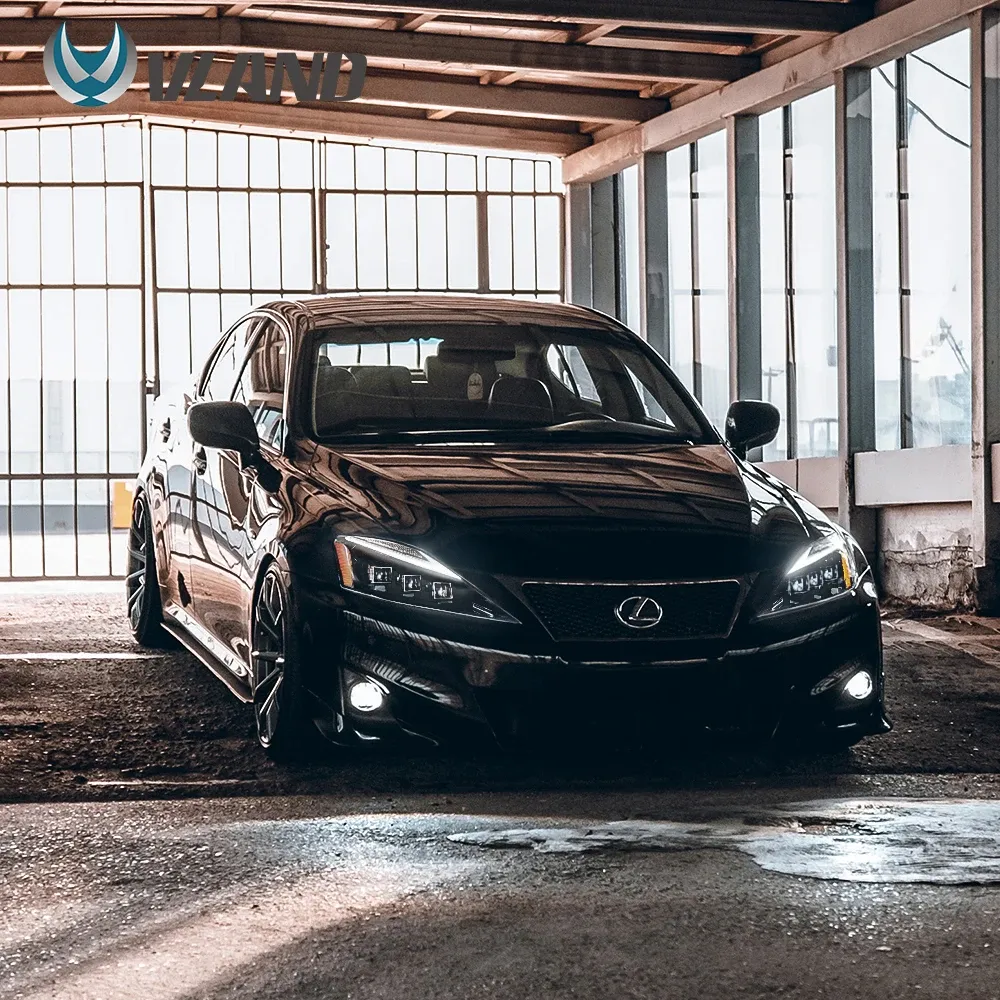 Фары VLAND LED синие ДХО для Lexus IS250/IS350/IS C/IS F (2006-2013) — фото 7