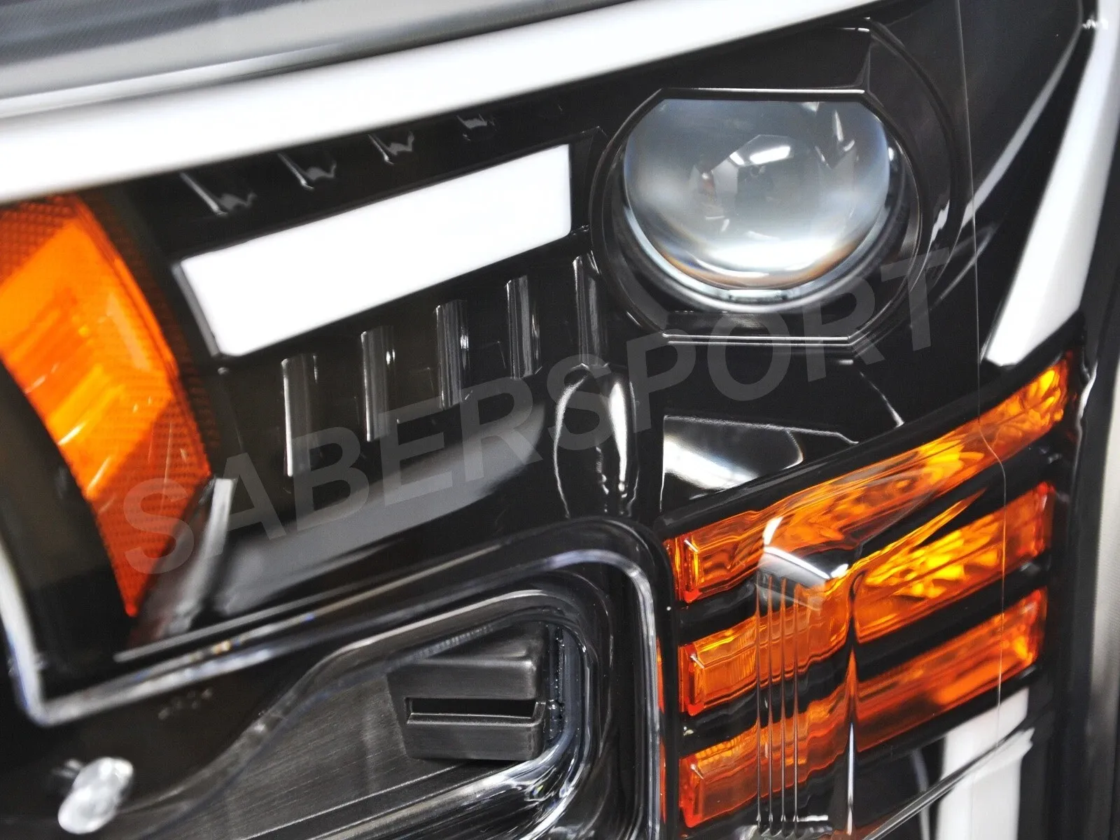 Фары Pro Series Jet Black для Ford F-150 XL/XLT 2015–2017, AlphaRex — фото 7