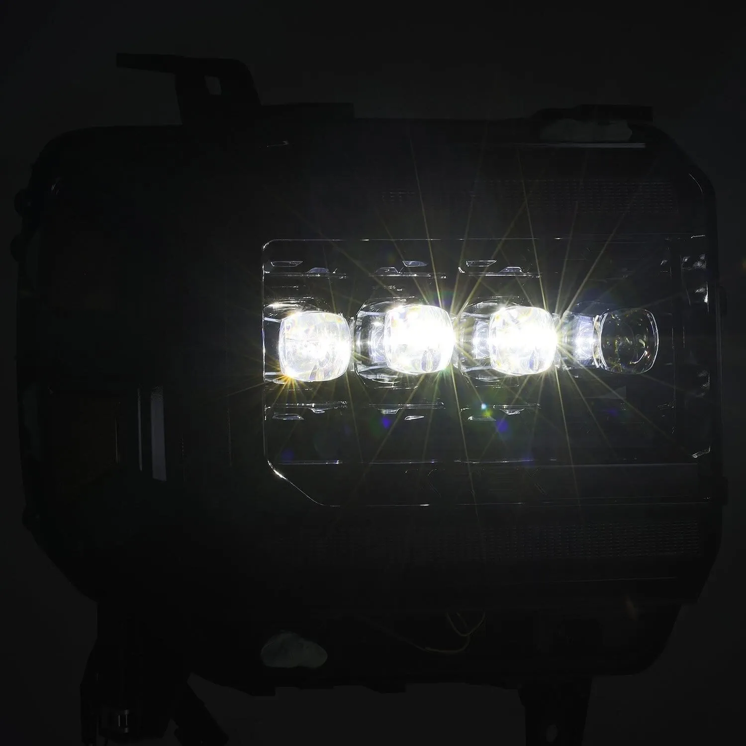 Фары светодиодные Alpha-Black NOVA для GMC Sierra 1500/2500/3500 2015–2018, AlphaRex — фото 6