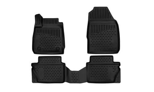 Коврики 3D в салон подходит для FORD Fiesta (Mk6r, Mk7, Mk7r), 2012-2019, 2017-, 4 шт. (Повышенная устойчивость, повышенн / Форд Фиеста — фото 1