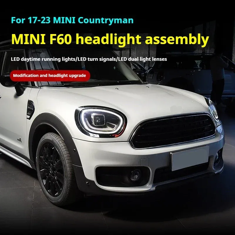 Фары передние LED с ходовыми огнями для Mini Countryman F60 (2017-2023), комплект, комплект, FT Carlight Carlight — фото 5