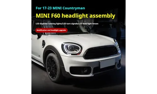 Фары передние LED с ходовыми огнями для Mini Countryman F60 (2017-2023), комплект, комплект, FT Carlight Carlight — фото 5