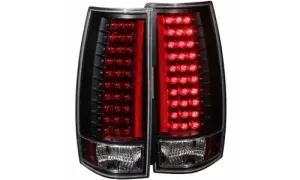 GMC Yukon XL 1500 2007-2013 задние фонари LED, цвет черный, коплект, ANZO USA — фото 1