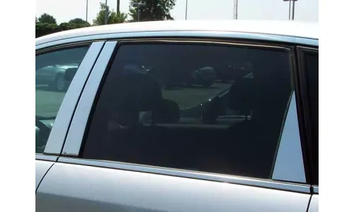 Накладки стоек дверей из нержавеющей стали 6 шт отделка окон QAA для Saturn Vue 2008-2010 — фото 1