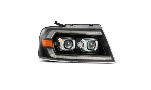 Фары светодиодные Black LUXX для Ford F-150 / Lincoln Mark LT 2004–2008, AlphaRex — фото 3