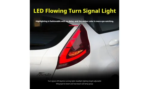 Задние LED-фонари динамический поворотник для Ford Fiesta MK7 (2009-2015), комплект, комплект, FT Carlight Carlight — фото 4