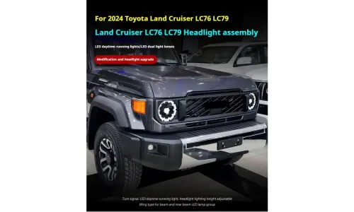 Фары передние LED с ходовыми огнями для Toyota Land Cruiser 70 (2024), комплект, комплект, FT Carlight Carlight — фото 5