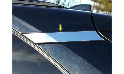 Горизонтальная отделка заднего люка из нержавеющей стали 2 шт. для Toyota RAV4 2019-2021 — фото 1