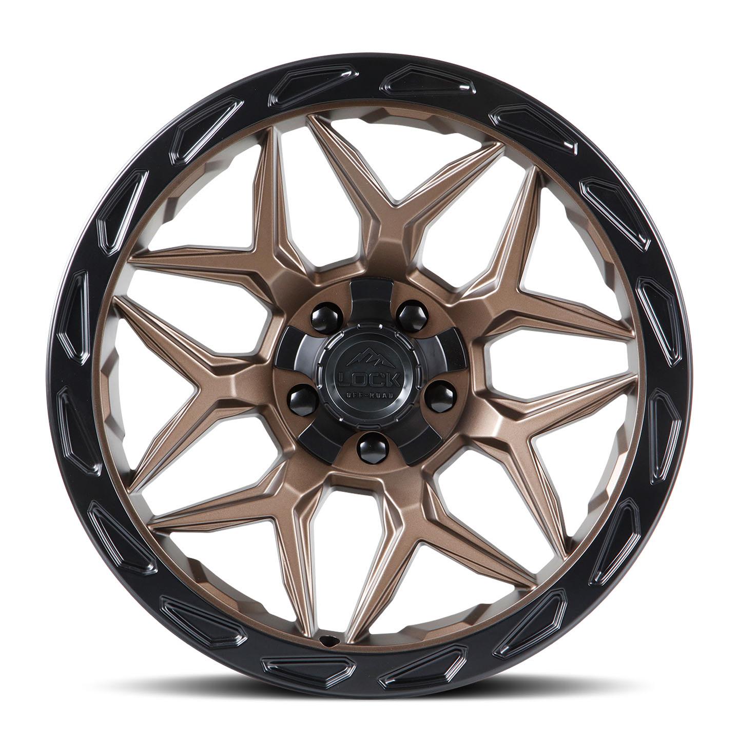 Диск колесный R20x9 Off-Road Matrix Матовый Бронза Lock Off-Road — фото 1