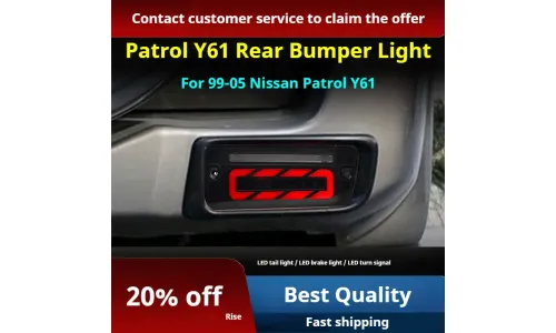 Задние LED-фонари динамический поворотник для Nissan Patrol Y61 (1999-2005), комплект, комплект, FT Carlight Carlight — фото 2