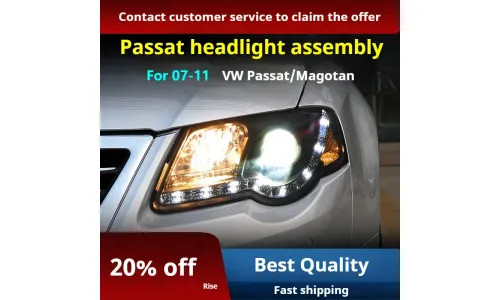 Фары передние LED с ходовыми огнями для VW Passat Magotan B6 (2007-2011), комплект, комплект, FT Carlight Carlight — фото 2