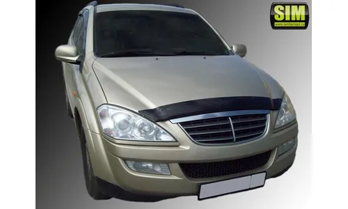 Дефлектор капота темный SSANGYONG KYRON 2006-, NLD.SSSKYR0612 / Саньенг Кайрон — фото 2
