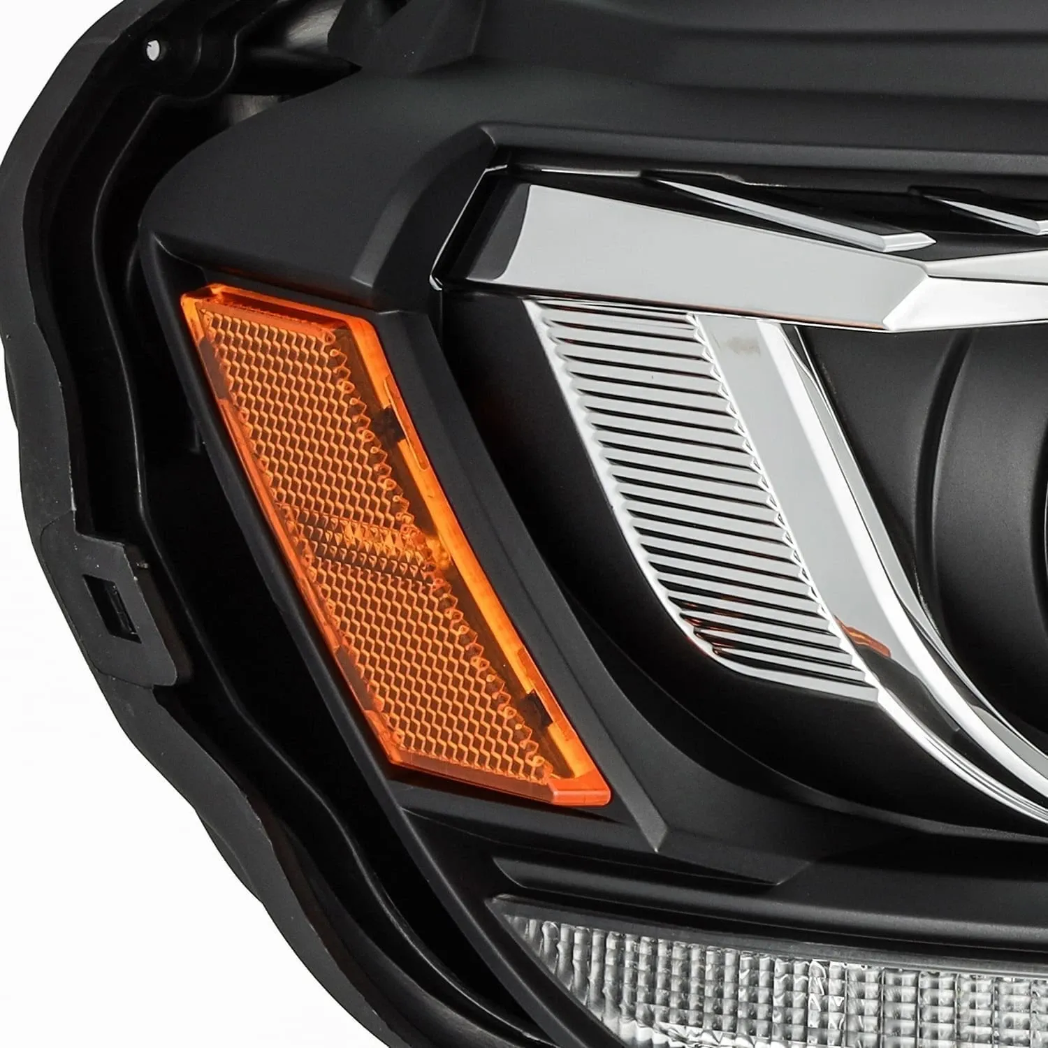 Фары проекторные светодиодные Black LUXX для Ford Ranger XL/XLT 2019–2023, AlphaRex — фото 3