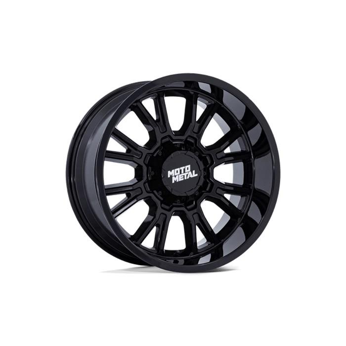 Диск колесный R18x9 MO810 Глянцевый черный Moto Metal — фото 1