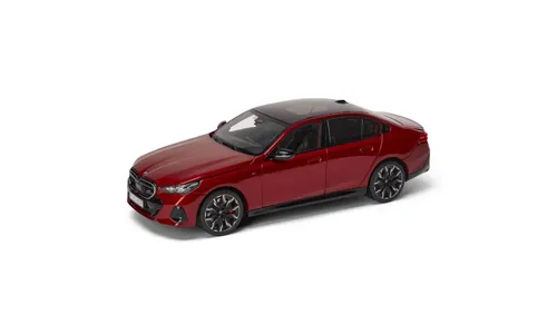 Модель автомобиля BMW i5 Limousine G60, 1:18, красный металлик, оригинал — фото 1