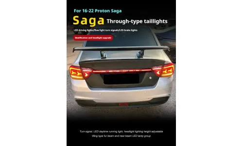 Задние LED-фонари динамический поворотник сквозные для Proton Saga (2016-2022), комплект, комплект, FT Carlight Carlight — фото 3
