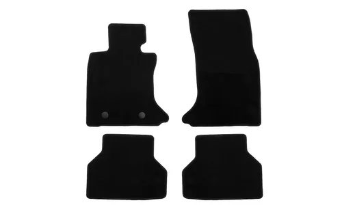 Коврики в салон Klever Econom BMW 5 Е60 АКПП 2002-2007, 2007-2010, седан, 4 шт. (текстиль) / БМВ Пятерка — фото 1