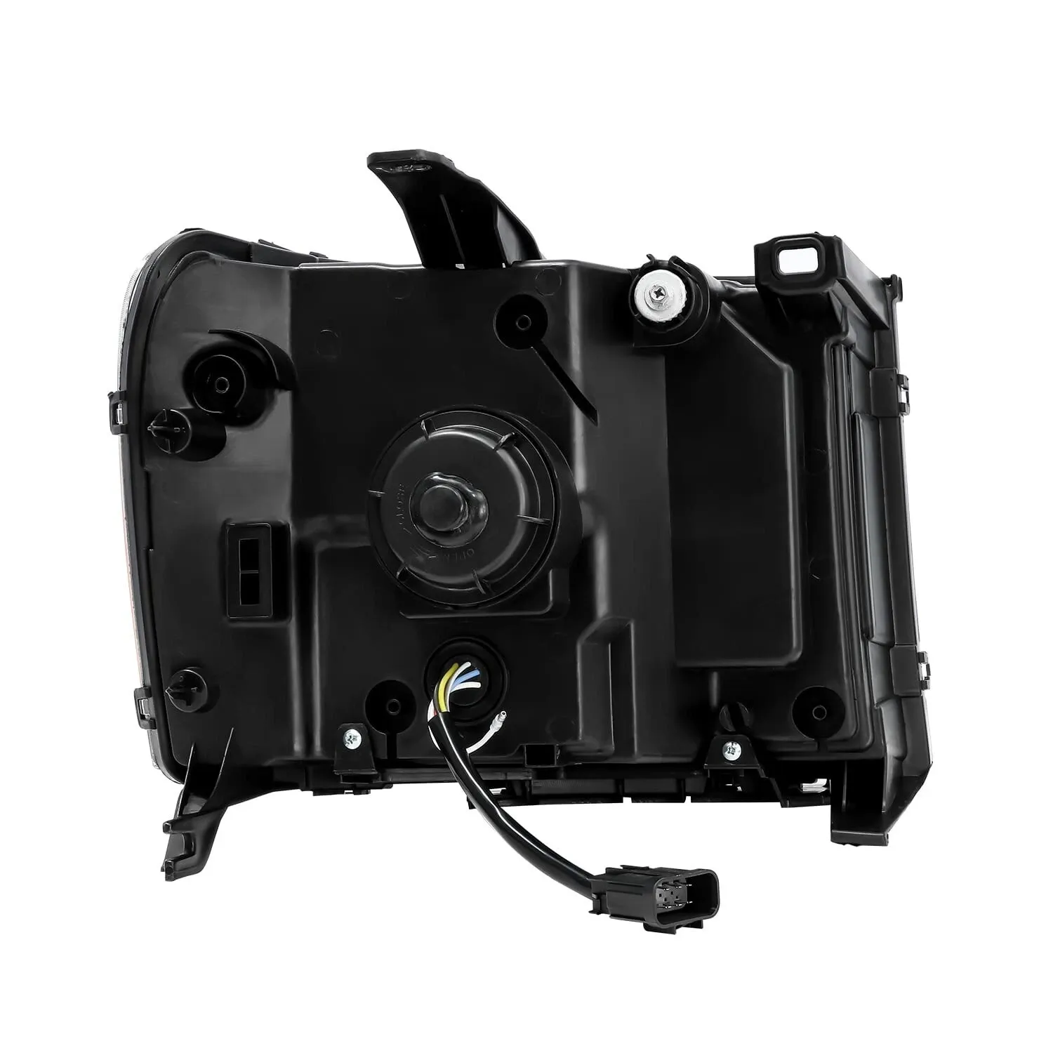Фары галогеновые PRO Series Black для GMC Sierra 1500 2007–2013, AlphaRex — фото 3