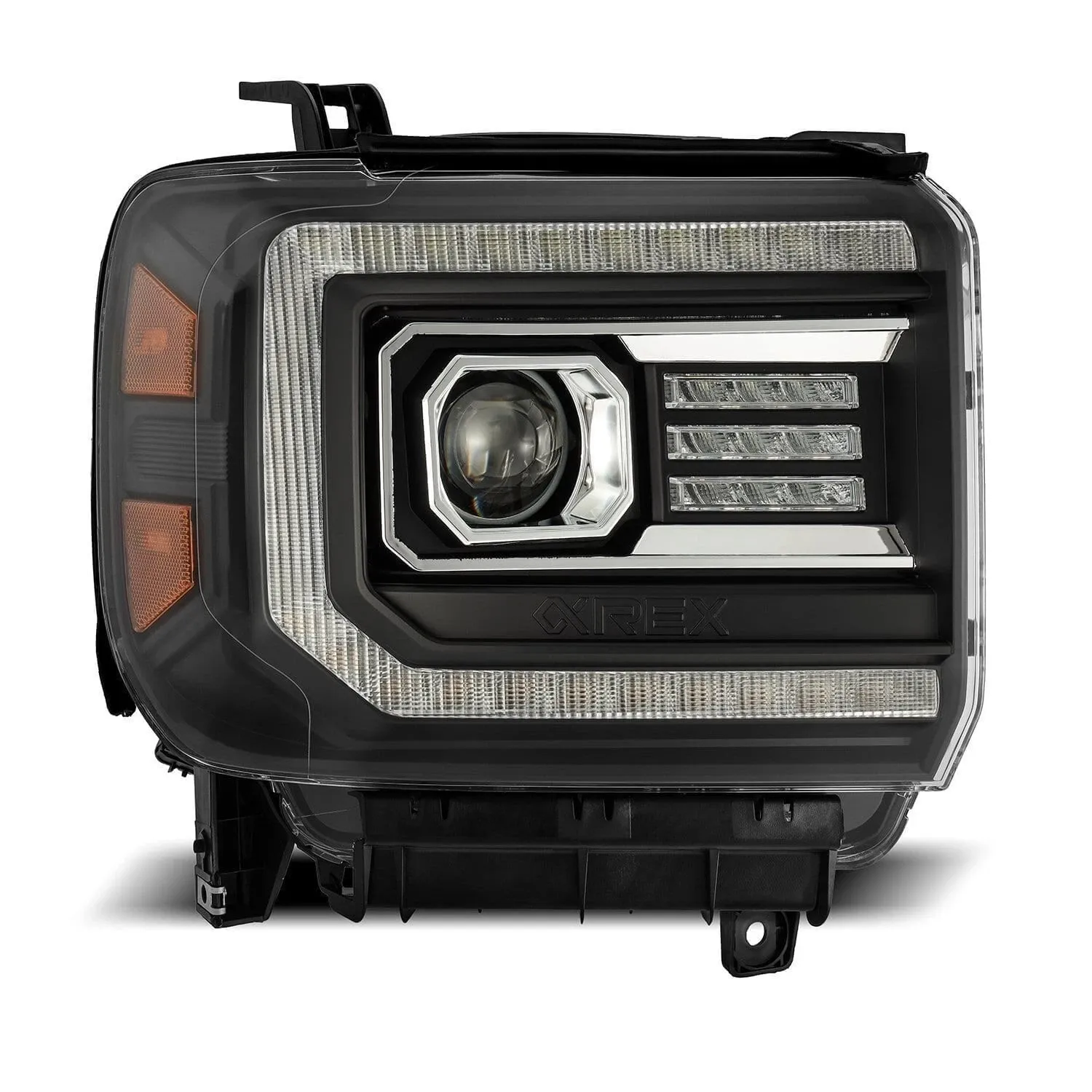 Фары светодиодные Black Luxx для GMC Sierra 1500/2500/3500 2015–2018, AlphaRex — фото 3