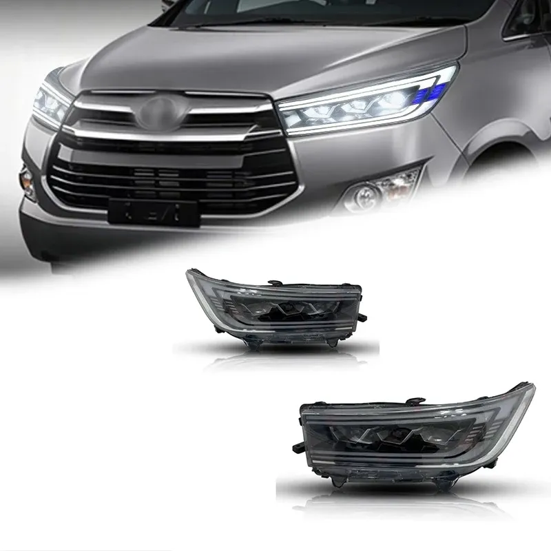 Фары передние LED с ходовыми огнями для Toyota Innova (2016-2022), комплект, комплект, FT Carlight Carlight — фото 1