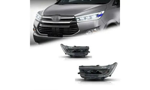 Фары передние LED с ходовыми огнями для Toyota Innova (2016-2022), комплект, комплект, FT Carlight Carlight — фото 1