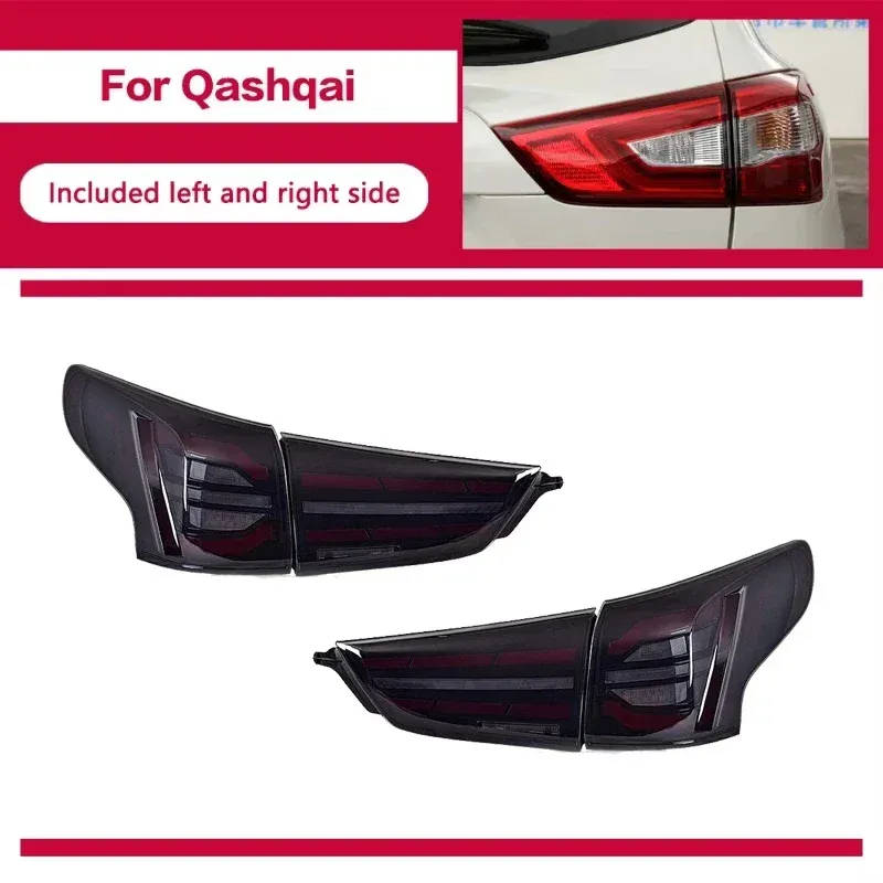 Задние LED-фонари динамический поворотник для Nissan Qashqai (2016-2022), комплект, комплект, FT Carlight Carlight — фото 1