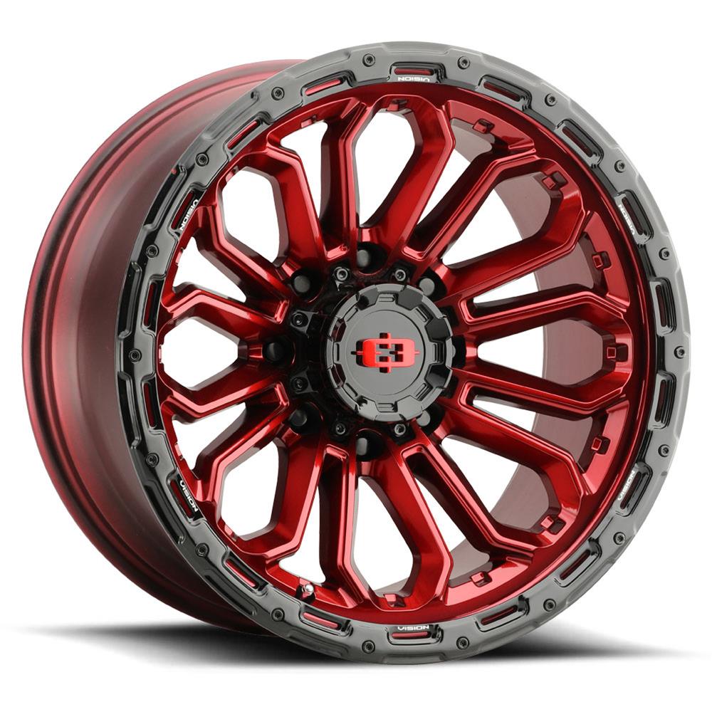 Диск колесный R20x9 405 Korupt Красный Vision Wheel — фото 1