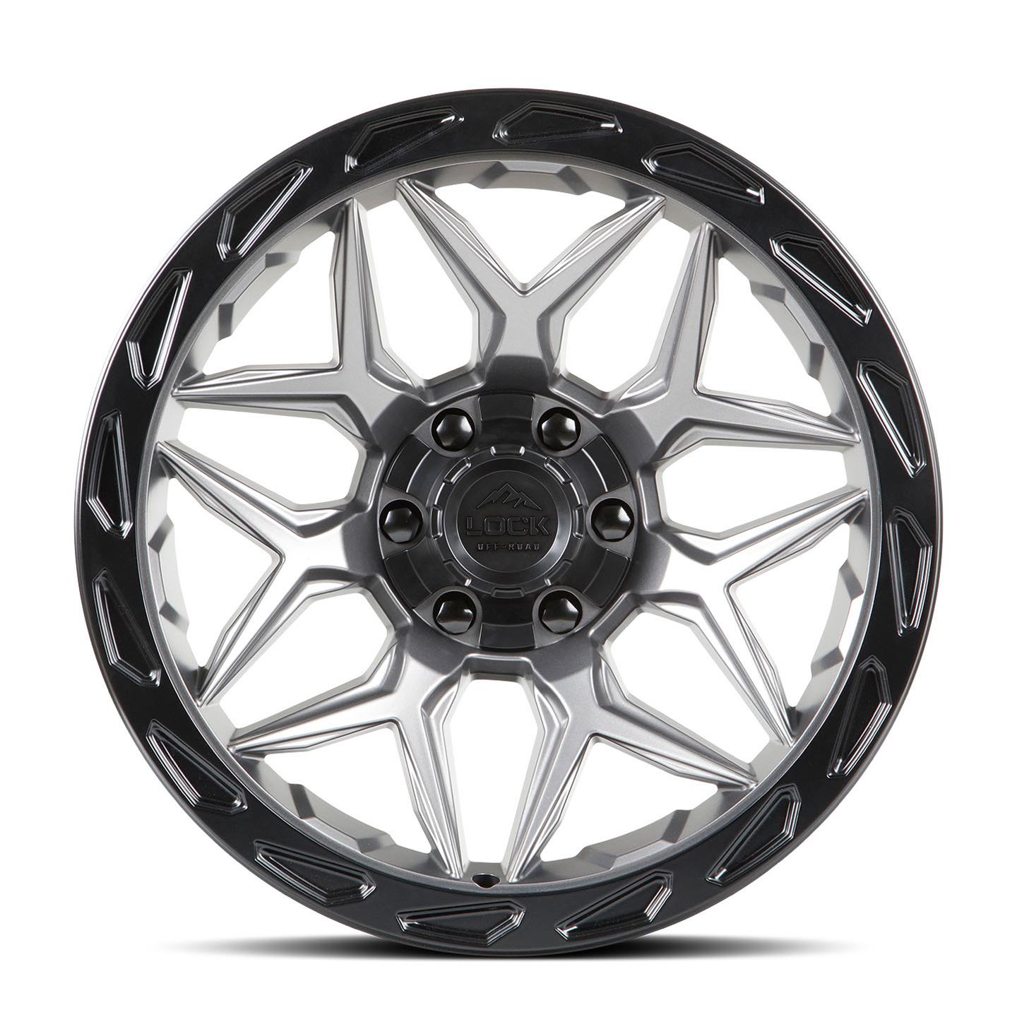 Диск колесный R20x9 Matrix Матовый Серый Lock Off-Road — фото 1
