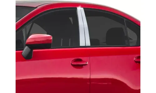 Накладки на стойки дверей 4шт. для Subaru WRX 2015-2018 — фото 1