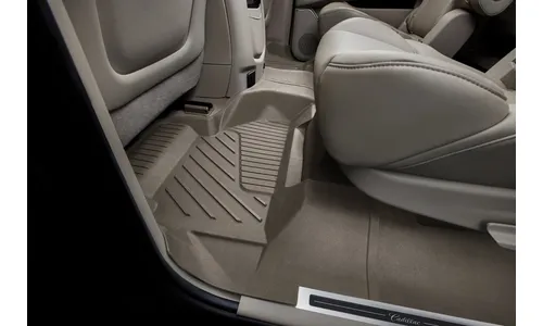 Объёмные коврики 2-го ряда для Cadillac Escalade IV, бежевый Dune, GM — фото 1