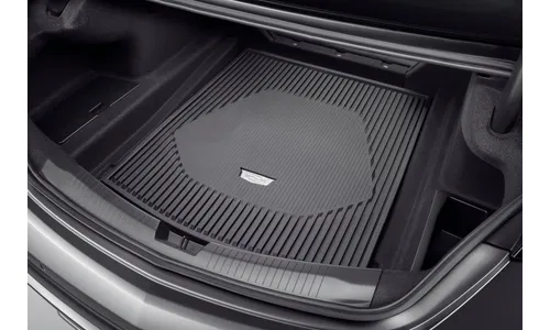 Коврик багажника всепогодный для Cadillac CT4 I / CT5 I, чёрный Jet Black, GM — фото 1