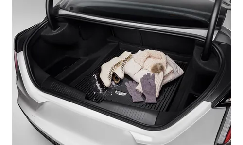 Коврик багажника всепогодный для Cadillac CT4 I / CT5 I, чёрный Jet Black, GM — фото 4