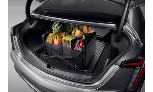 Коврик багажника всепогодный для Cadillac CT4 I / CT5 I, чёрный Jet Black, GM — фото 6