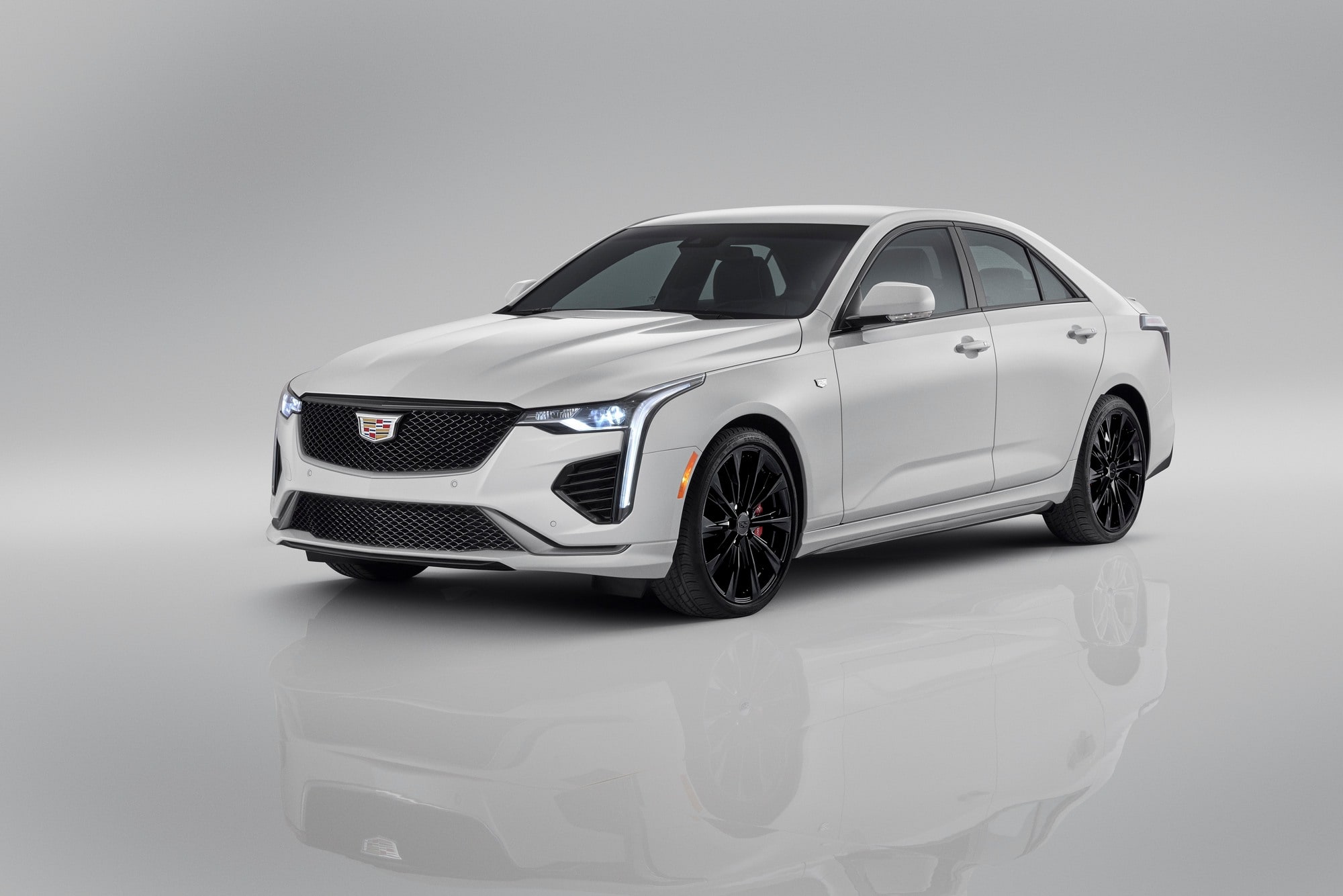Колёсный диск 19×8 для Cadillac CT4 I, глянцевый чёрный, GM — фото 4