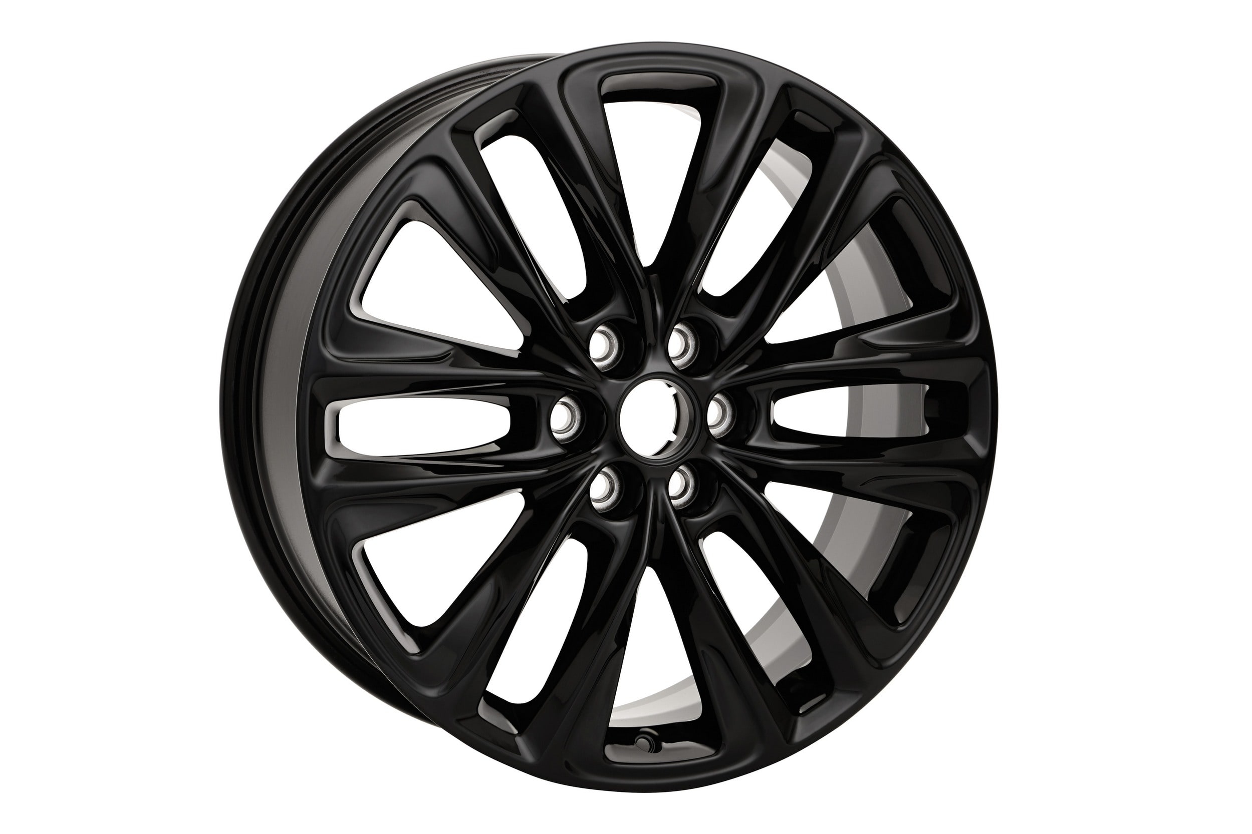 Колёсный диск 20×8 для Cadillac XT5 I / XT6 I, глянцевый чёрный, GM — фото 3