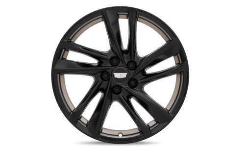 Колёсный диск 19×8 для Cadillac CT4 I, бронзовые акценты, чёрный с пониженным блеском, GM — фото 1