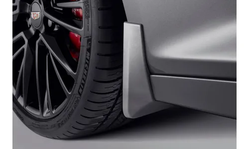Передние брызговики для Cadillac CT5 I (2020–2022), серый металлик Shadow, GM — фото 1