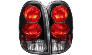 Dodge Durango 1998-2003 задние фонари, цвет черный, коплект, ANZO USA — фото 1