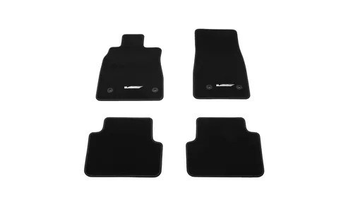 Текстильные коврики 1–2-го рядов для Cadillac CT4 I, V/Blackwing, чёрный Jet Black, GM — фото 2