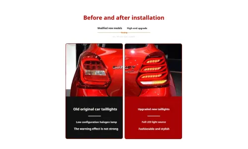 Задние LED-фонари динамический поворотник для Suzuki Swift (2017-2023), комплект, комплект, FT Carlight Carlight — фото 7