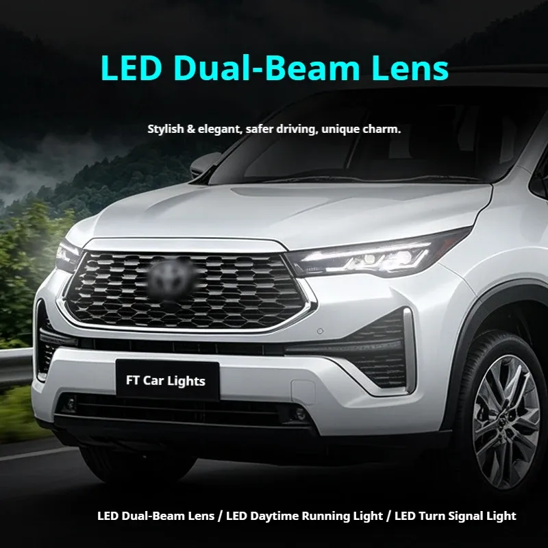Фары передние LED с ходовыми огнями для Toyota Innova (2023-2026), комплект, комплект, FT Carlight Carlight — фото 4