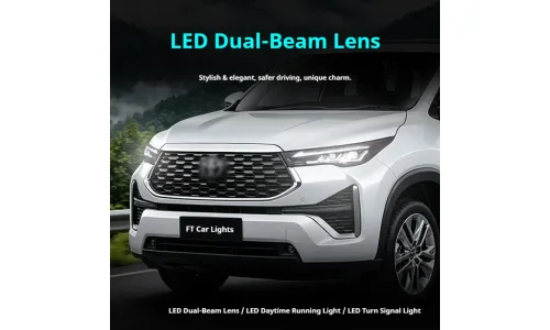 Фары передние LED с ходовыми огнями для Toyota Innova (2023-2026), комплект, комплект, FT Carlight Carlight — фото 4