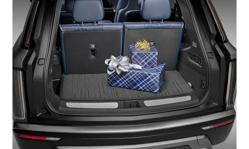 Коврик багажника текстильный для Cadillac VISTIQ I, чёрный Jet Black, GM — фото 3