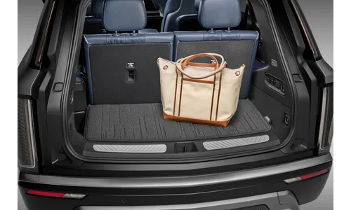 Коврик багажника текстильный для Cadillac VISTIQ I, чёрный Jet Black, GM — фото 5