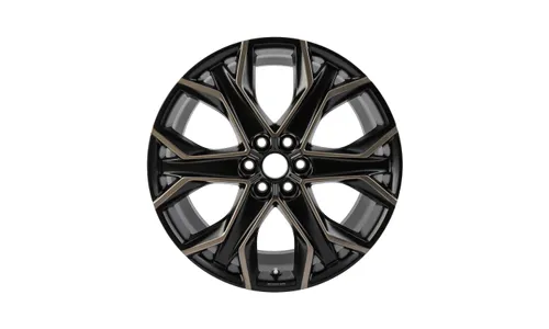Колёсный диск 21×9 для Cadillac OPTIQ I, бронзовые акценты, чёрный с пониженным блеском, GM — фото 1