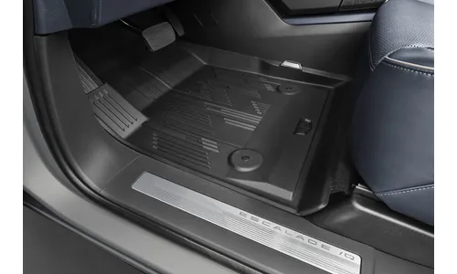 Объёмные коврики 1–3-го рядов для Cadillac Escalade IQ, чёрный Backen Black, Executive Seating, GM — фото 1