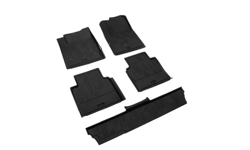 Объёмные коврики 1–3-го рядов для Cadillac Escalade IQ, чёрный Backen Black, Executive Seating, GM — фото 2