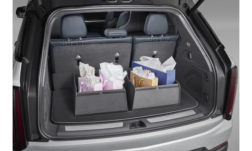 Коврик багажника текстильный для Cadillac Escalade IQ / IQL, чёрный Backen Black, GM — фото 1
