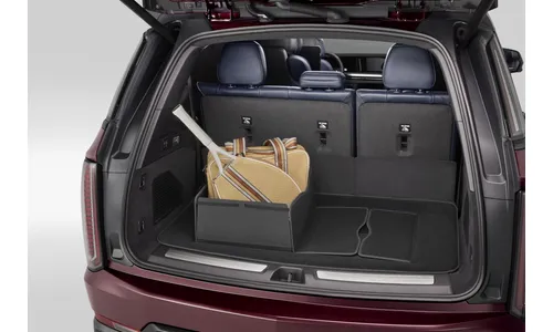 Коврик багажника текстильный для Cadillac Escalade IQ / IQL, чёрный Backen Black, GM — фото 4