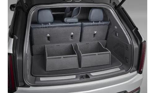 Коврик багажника текстильный для Cadillac Escalade IQ / IQL, чёрный Backen Black, GM — фото 5
